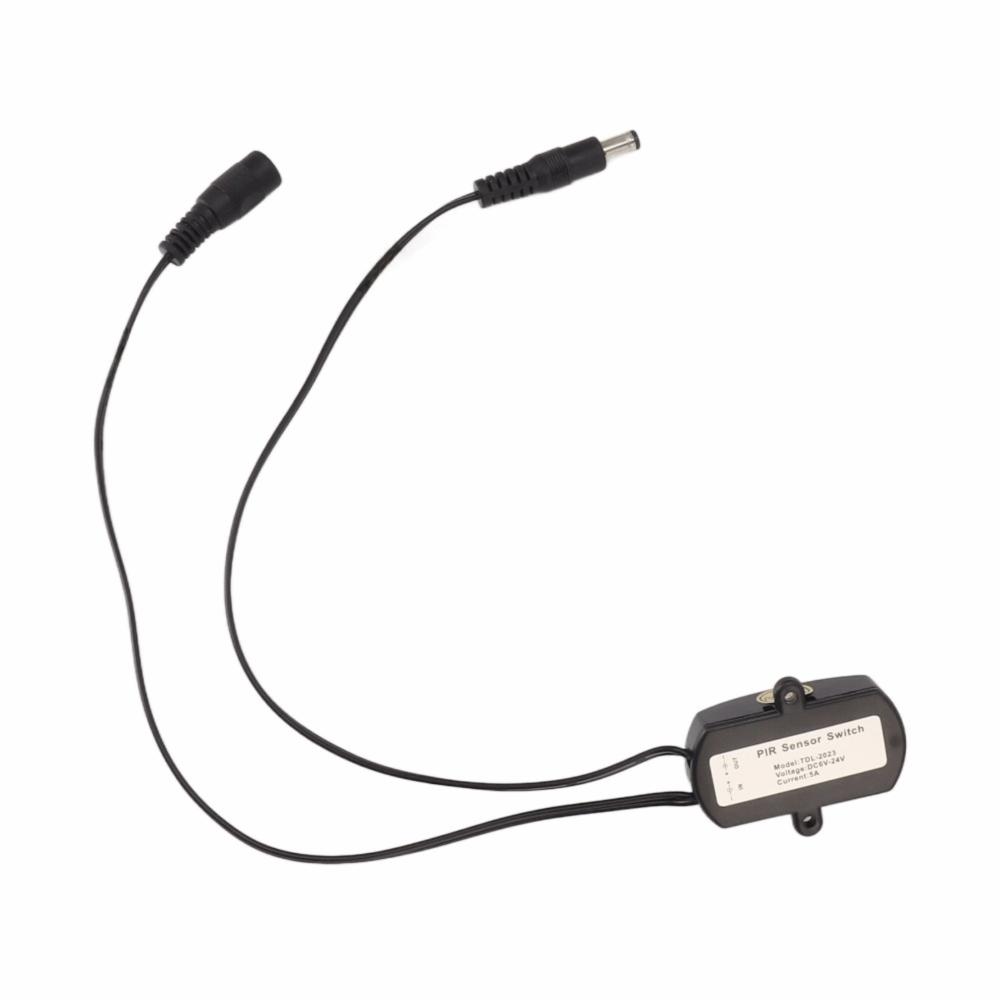 Black Infrared Automatic Switch Detector DC 5-24V PIR Motion Sensor Switch  Cabinet Lights