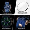 Top Brand Multi-function New Men's Watch Chronograph Luminous Quartz Fashion Watch