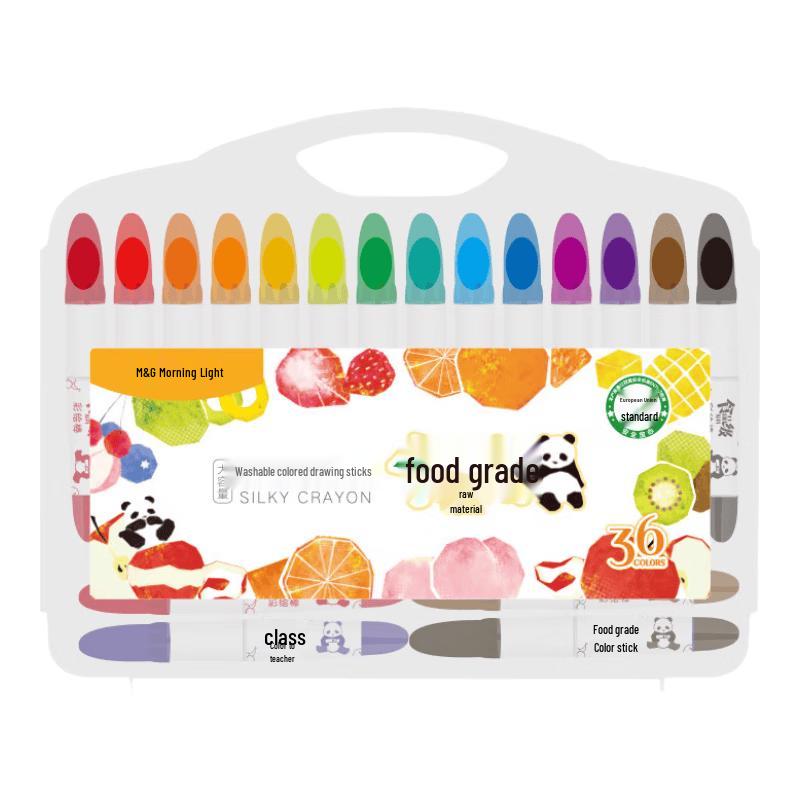 MG 36-Color Food-Grade Washable Oil Pastels