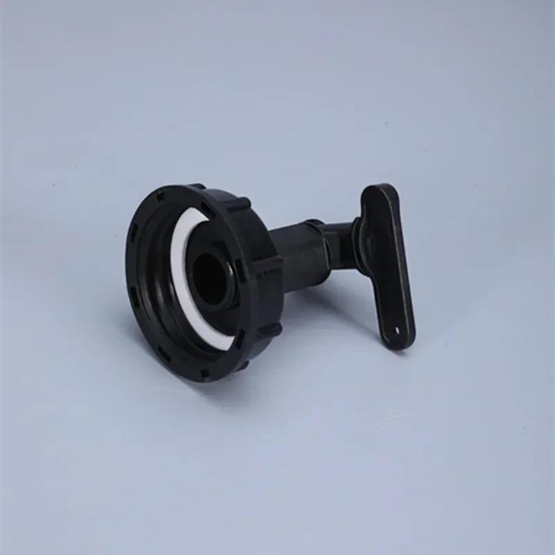 1/2 inch S60x6 Thread Plastic IBC Tank Tap 15mm Adapter Garden hose Connection With Switch Valve Water tank fittings