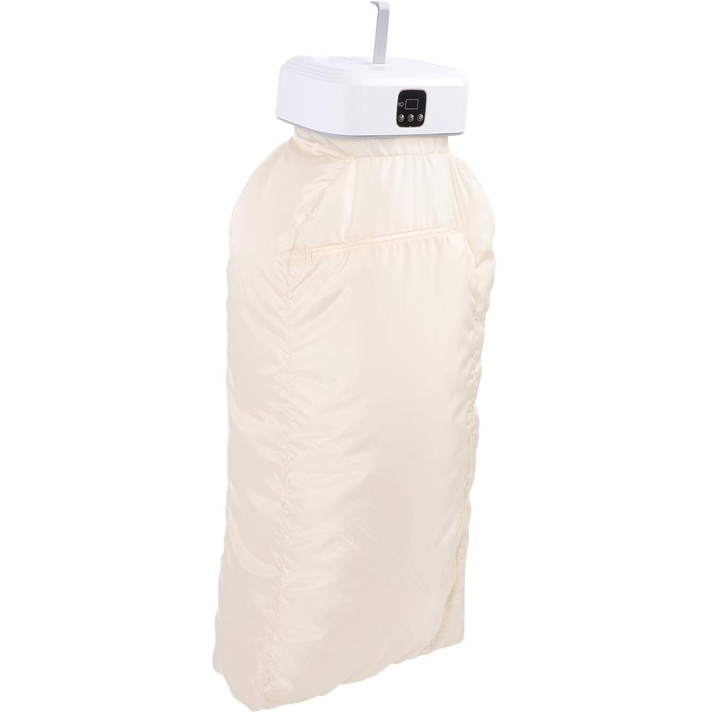 Portable Clothes Dryer Remote Control Foldable Electric Laundry Drying Machine with Bag for Apartment RV Travel
