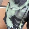 Soft and fluffy like the sun~ Thickened scarf with mohair contrasting colors in autumn and winter, big shawl, warm scarf for women