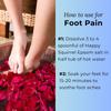 Happy Squirrel Epsom Salt for Foot, Bath | For Pain Relief & Relaxation | 100% Pure Bath Salt (900 Grams)