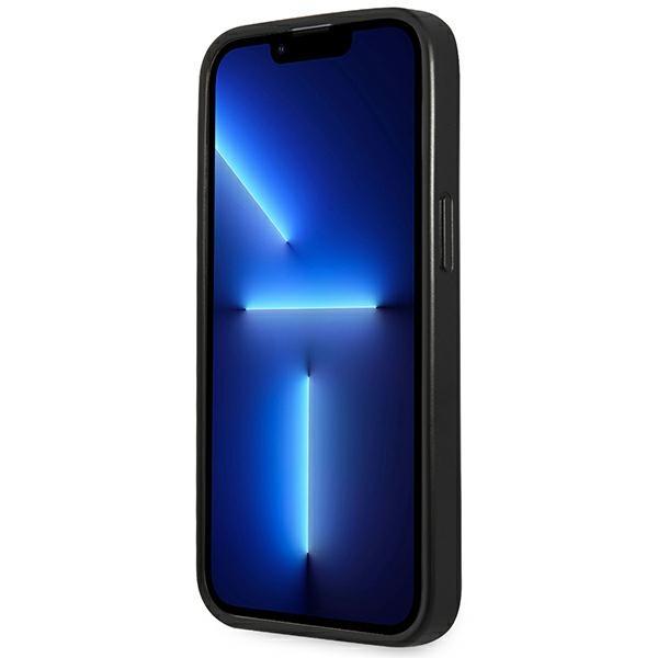 Guess Guhcp14Lpsatlk Iphone 14 Pro 6,1 Czarny/Black Hardcase Saffianotriangle Logo