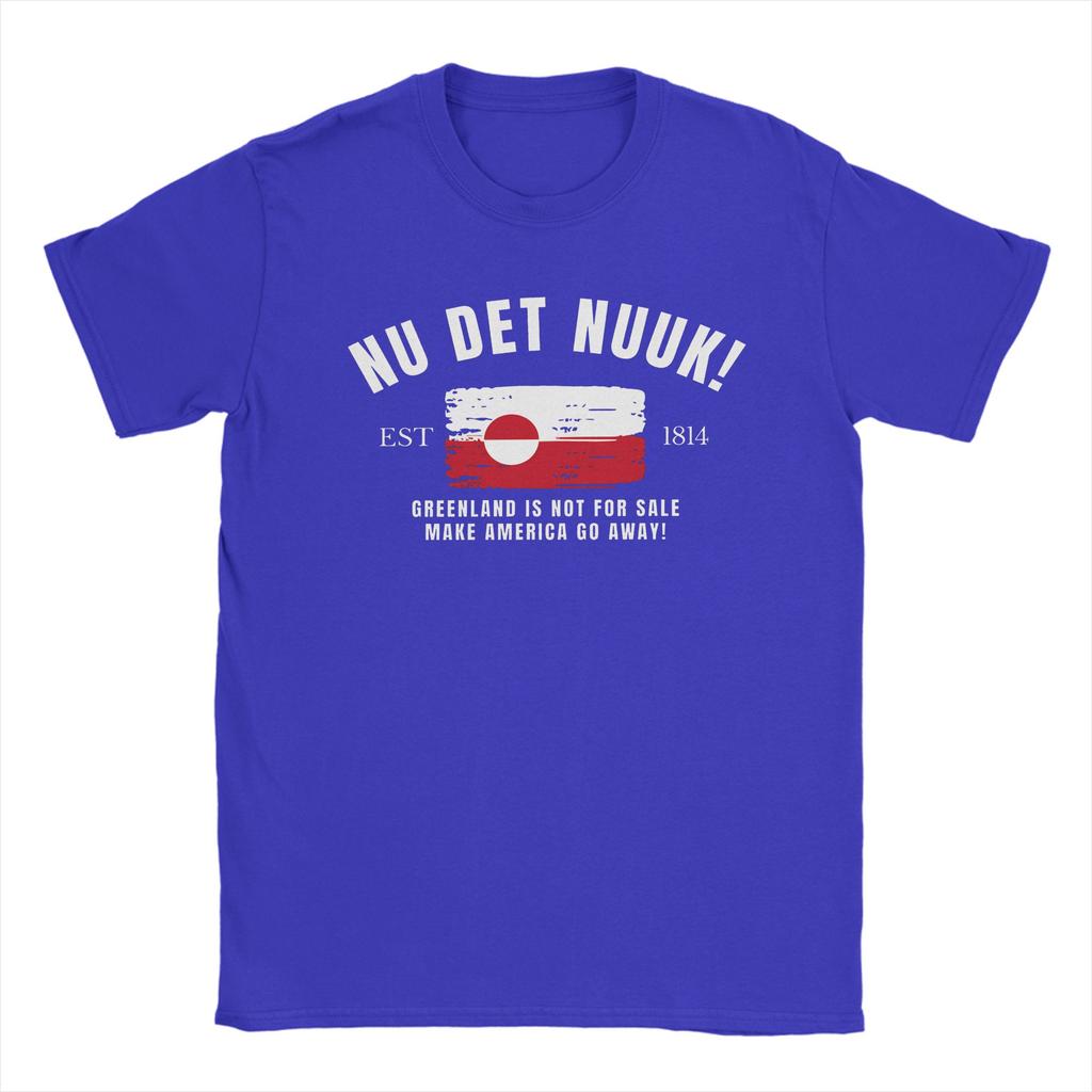 NuDetNuuk Greenland 100 Cotton T Shirt For Man Summer Streetwear T Shirts O Neck Popular Tee Shirt Oversized Clothes