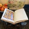 Acryl Buchständer X-förmige Buchstütze Abnehmbarer Schreibtisch-Buchständer für Rezepte Noten Lehrbücher Kochbücher Zeitschriften