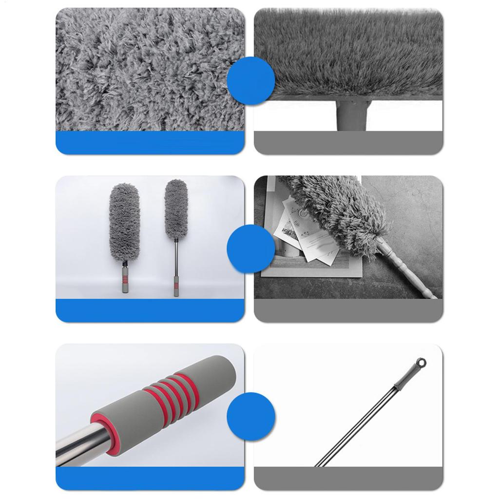 Car Duster Exterior Extendable Scratch Free Duster Car Cleaning Brush For Automotive Truck Interior Exterior Dashboard