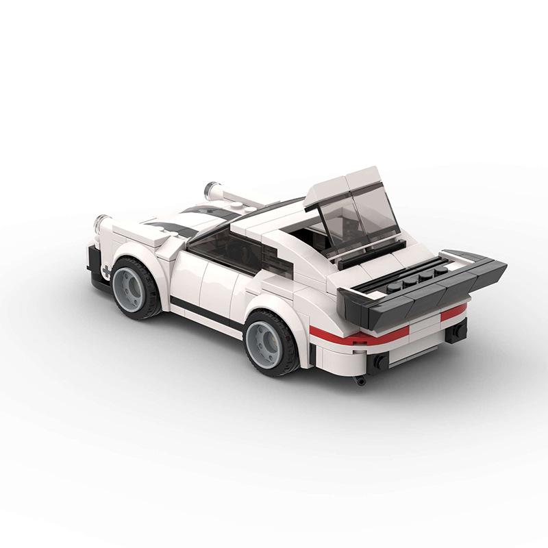 Porsche 911 Turbo Model Building Blocks, Compatible with LEGO