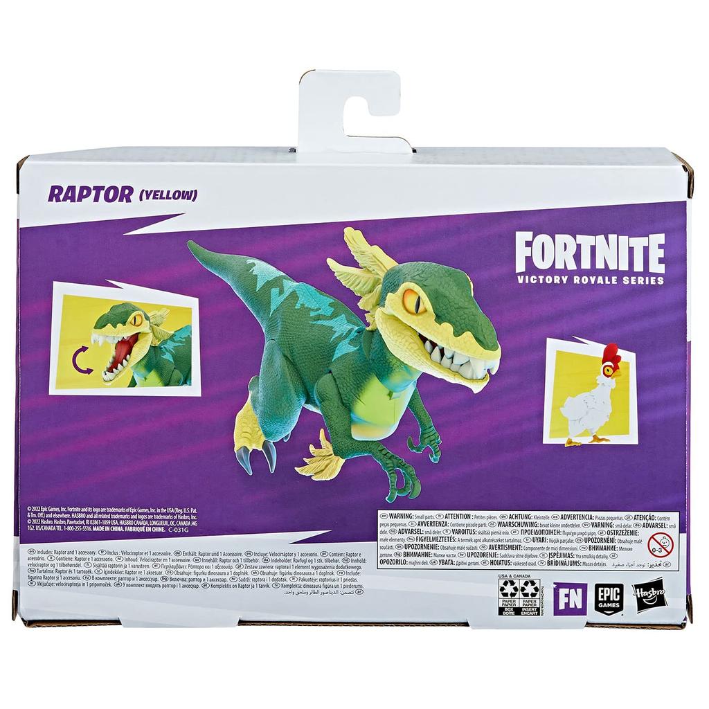 Fortnite Victory Royale Stvoření Raptor Akční figurka (Žlutá) 6-palcový