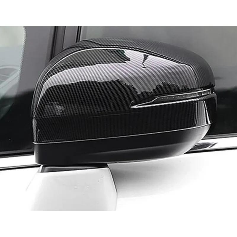 For Honda Odyssey 2015- Car Rearview Side Mirror Cover Wing Cap Door Exterior Housing Shell Adhesive Trim ABS Carbon
