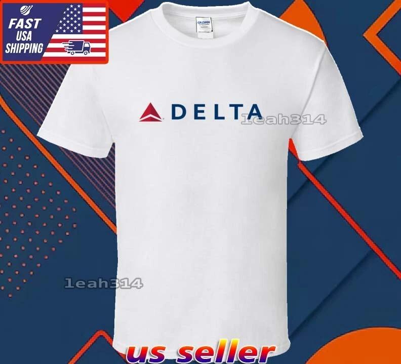 New Shirt Delta Airlines Logo T-Shirt Funny American Usa Unisex Size S-5XL 4XL