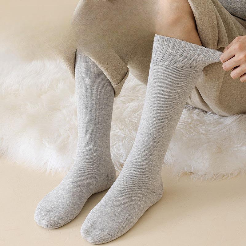 Super Thick Wool Socks for The Elderly, with Added Fleece and Thickening for Warmth and Cold Resistance in Autumn and Winter
