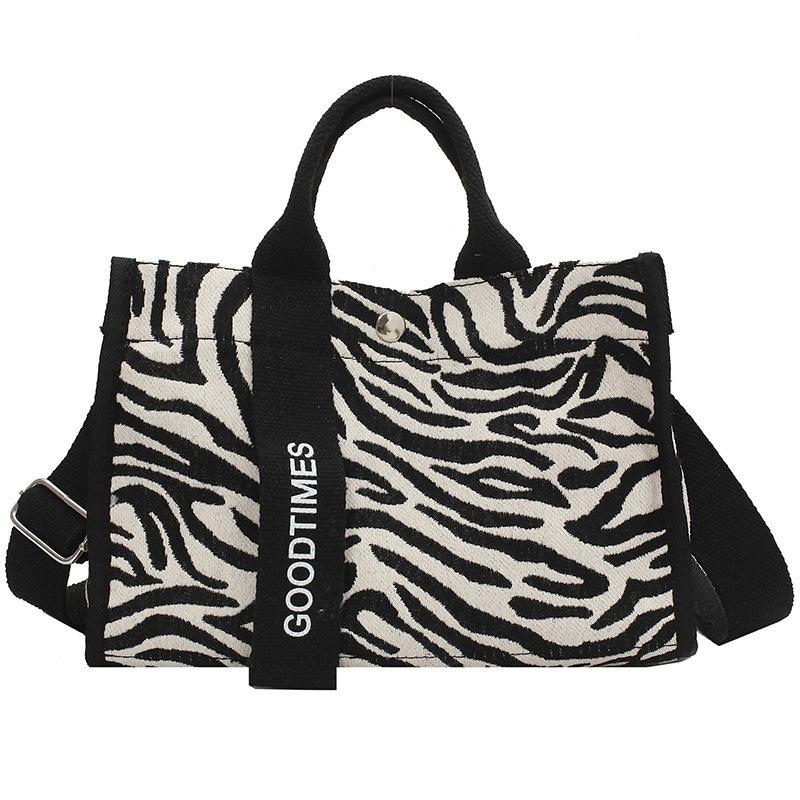 Niche Design Vzor Zebra Malá Taška Do Ruky Jedno Rameno Crossbody Taška Trend
