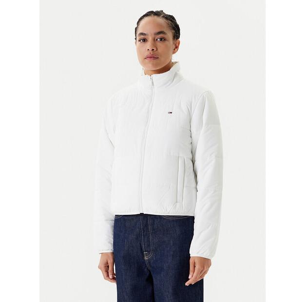 Mid-season Jacket Tommy Jeans DW0DW20958, White, Standard Fit