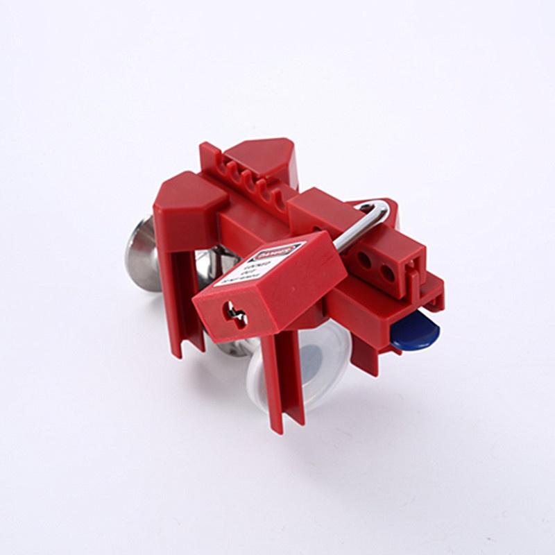 Adjustable Industrial Ball Valve Safety Lock ASBV-01 Fits DN8-DN50 Pipes for Chemical Plant Lockout Tagout Use
