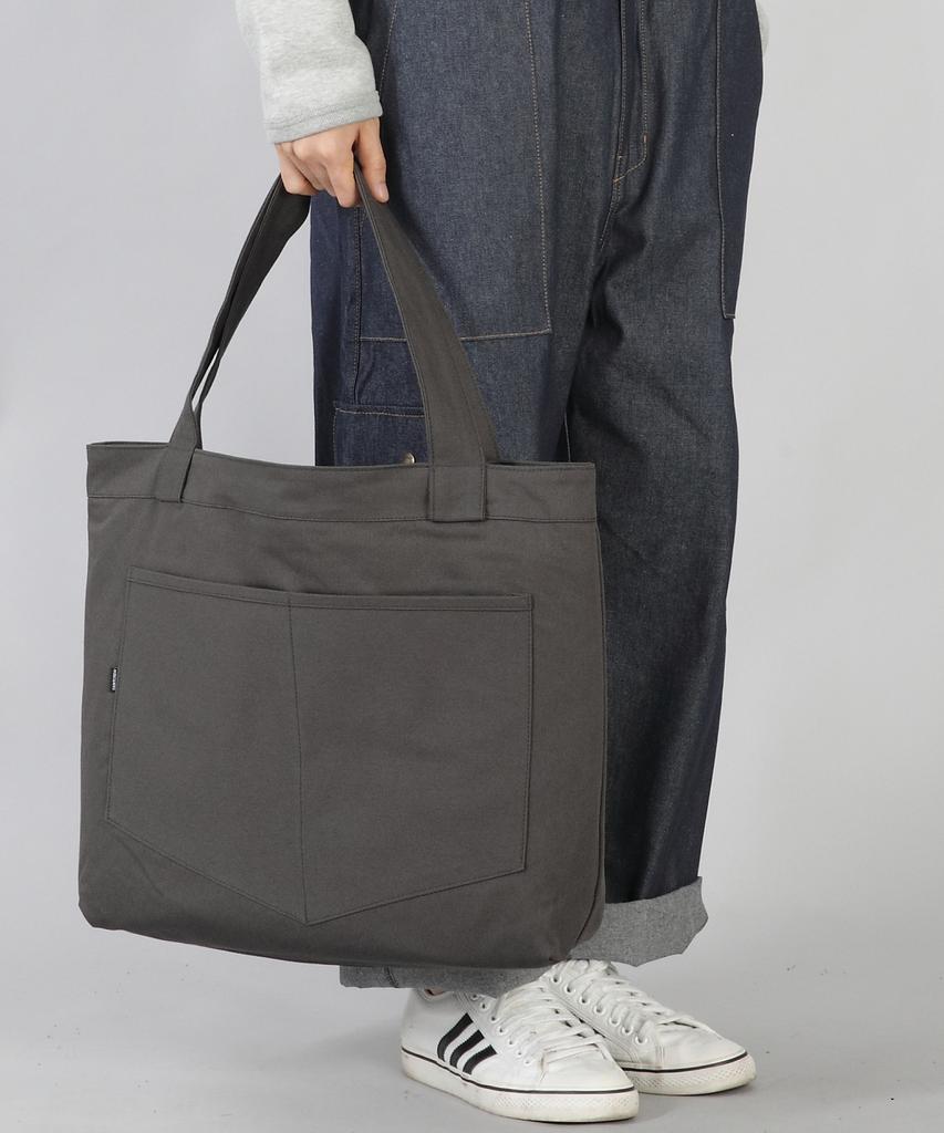 Saintcrew Pentagon Pocket Big Size Eco Bag Pp-108 Charcoal