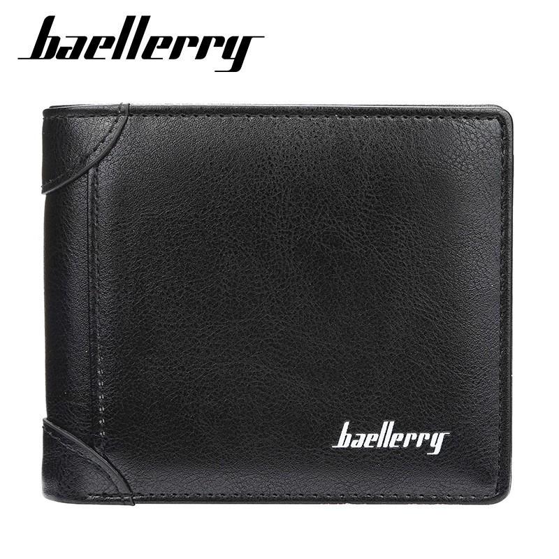 Wallet Men's Short Style European American Retro Multi Slot 30% Off Business Ticket Holder