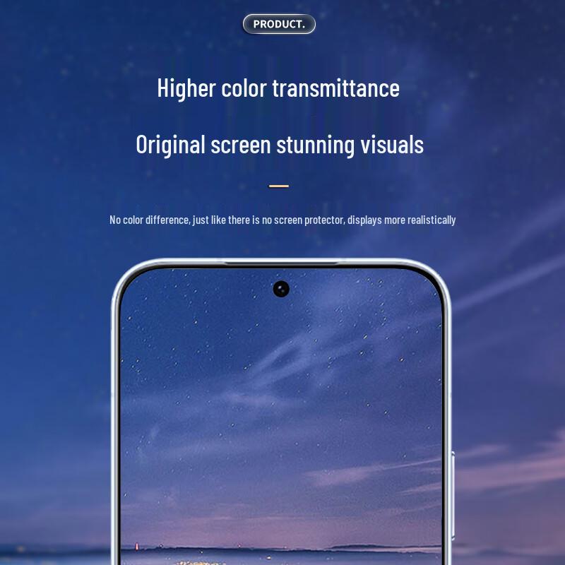 Smorss Pack de 2 Protections d'Écran en Verre Trempé HD pour Honor 500/500 Pro