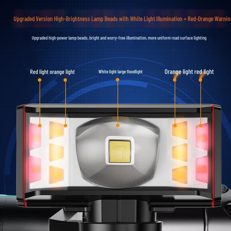 Luz Frontal de Bicicleta Impermeable: Linterna Brillante para Montar de Noche