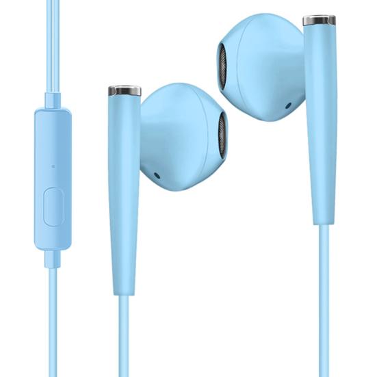Wired Earbud Fevers Sensitive Ergonomic 3.5mm Sound Quality Wired Super Bass In-ear Earbud