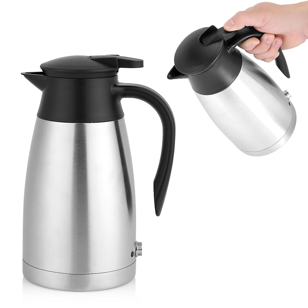 24V 1000ml Car Electric Kettle Auto Shut Off Water Heating Boiling Pot