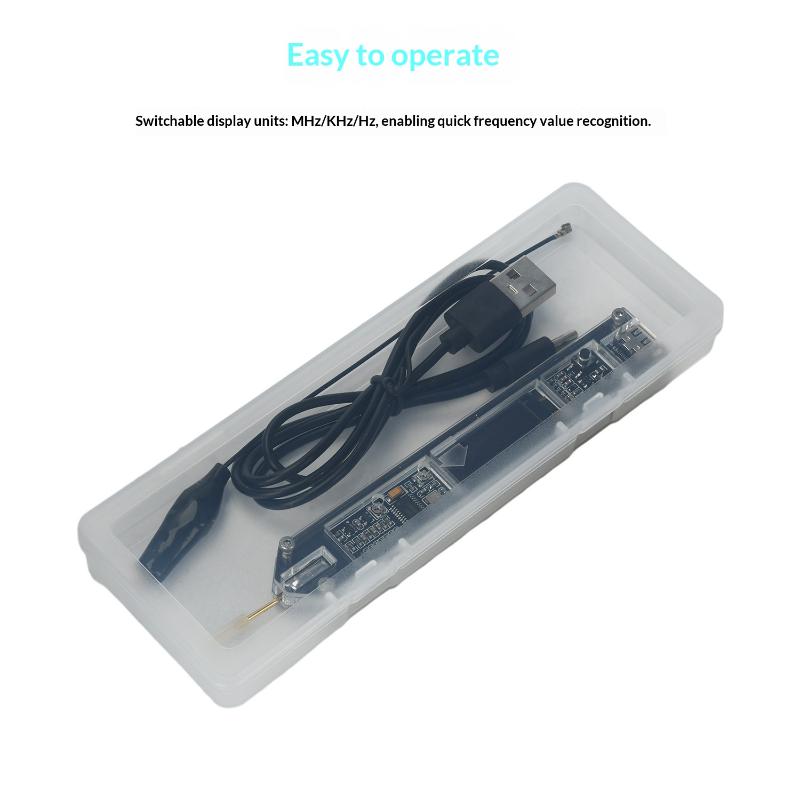 5V 200Hz~100MHz Frequency Tester With 0.91-inch OLED Display High-Precision Frequency Measurement Counter Meter Type-C