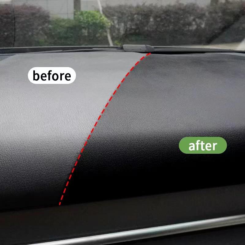 50ml Plastic Renovator Car Plastic Leather Renovator Back To Black Car Care Leather Repair Spray Polishing Interior Cleaning