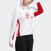Adidas Cny Hood Sweat Limited Casual Sports Breathable Hoodie White Light Red Women HC2798