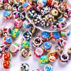 2026 Hand-Painted Drip Glaze Beaded Bracelet, Car Pendant, and Phone Chain - Creative 18mm Loose Beads DIY Kit