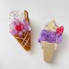 Sweet Ice-cream Cone Hair Claw Cute Delicious Food Claw Clip Lovely Ice Cream Shark Clip  Daily