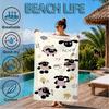 Sheep Friends Adventure Beach Towel, Super Soft Microfiber, Perfect Gift for Her/Him, Birthday, for Pool, Beach, Travel, Decor Beach Party