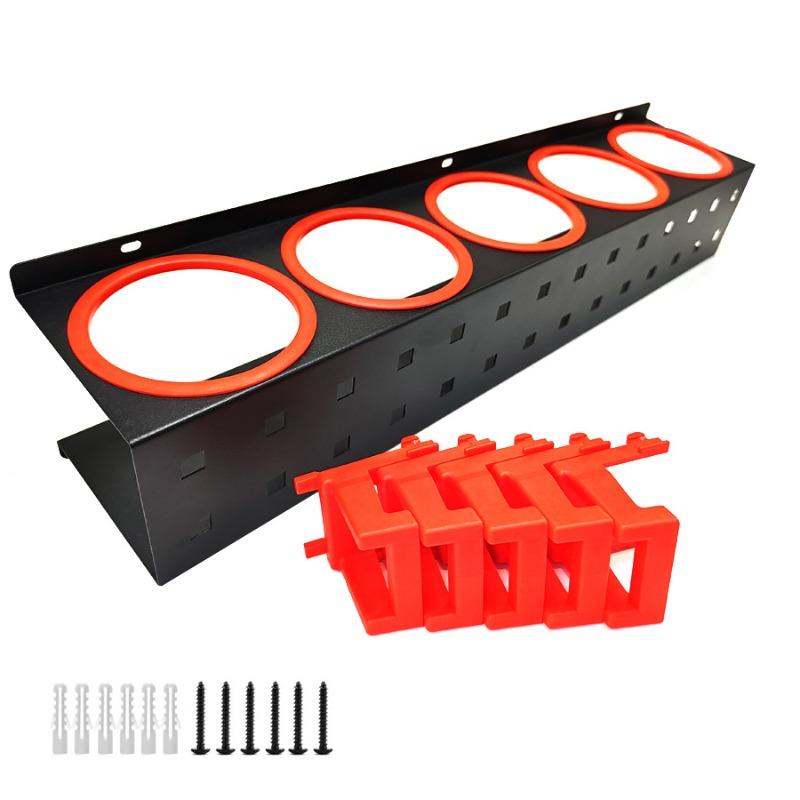 Wall Mounted Spray Bottle Holder, Grinding Agent Wax Bottle Holder, Multifunctional Tool Storage Rack