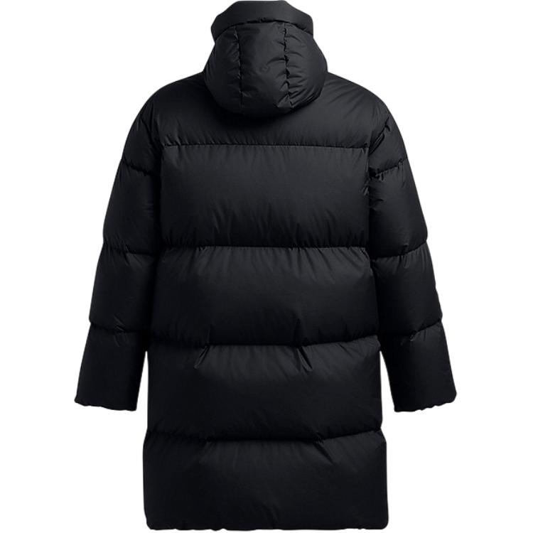 Under Armour Comfortable Casual Training Mid-Length Puffer Jacket Men Outerwear Black 1384644-001