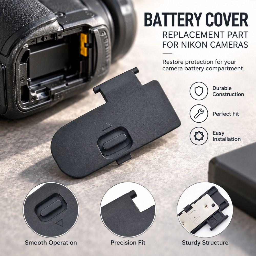 Replacement Parts Camera Battery Lid OEM Standard DIY Repair Battery Cover Repairing Battery Door Cover for Nikon DSLR Camera