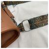 Top-Grain Leather Saddle Crossbody Bag for Women, Large Capacity Genuine Leather Shoulder Purse