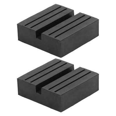 2 Pcs Jack Rubber Pad Universal Slotted Frame Rail Pad Adapter Good Crush Resistance Jack Lift Puck
