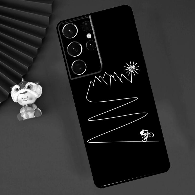 Bike Bicycle Cycling Case For Samsung Galaxy S26 S25 S24 Ultra S21 S20 S22 S23 Ultra S10 Plus S25 FE Cover Funda