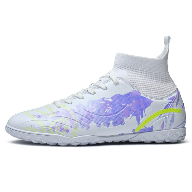 

Large size football shoes broken nails boys and girls teenagers students high top professional game training sports shoes 39