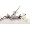 Used SWAROVSKI Swallow Motif Necklace with Stone