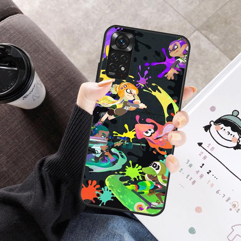 

Splatoon Game Case For Xiaomi Redmi Note 11 10 9 8 12 Pro 10S 11S 12S Cover For Redmi 9 10 10A 9C 10C 12C Redmi Note 11 Pro