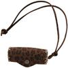 Storage Lipstick Jewelry Leopard Leather Bag Necklace Clavicle Chain  Winter Autumn