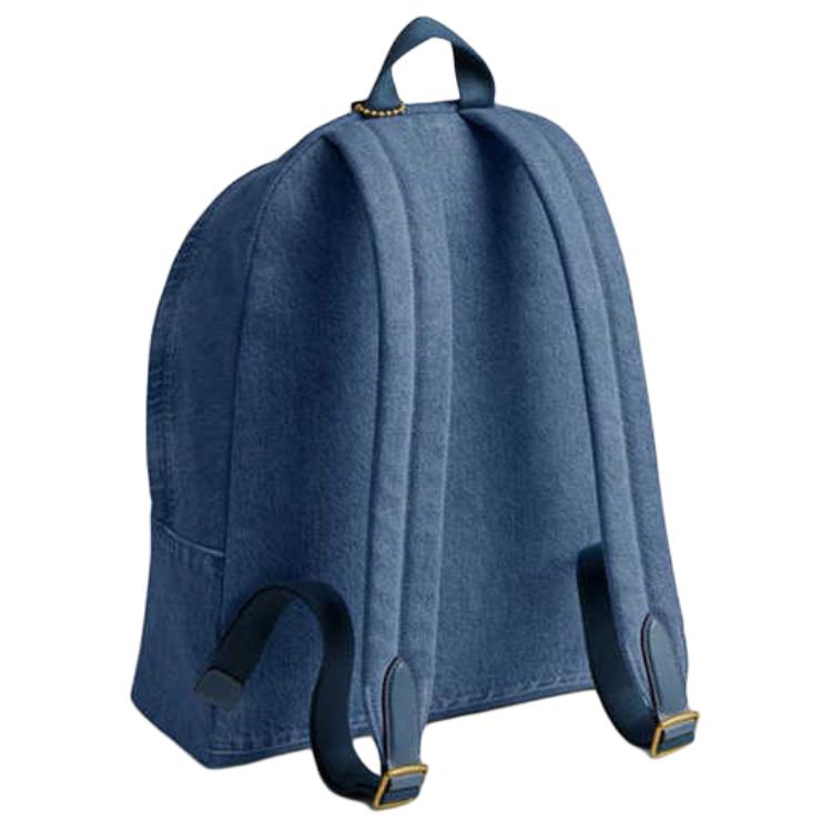 Coach Cargo 33 Logo Fabric Large Backpack Women Backpack Blue CAT43-B4IN