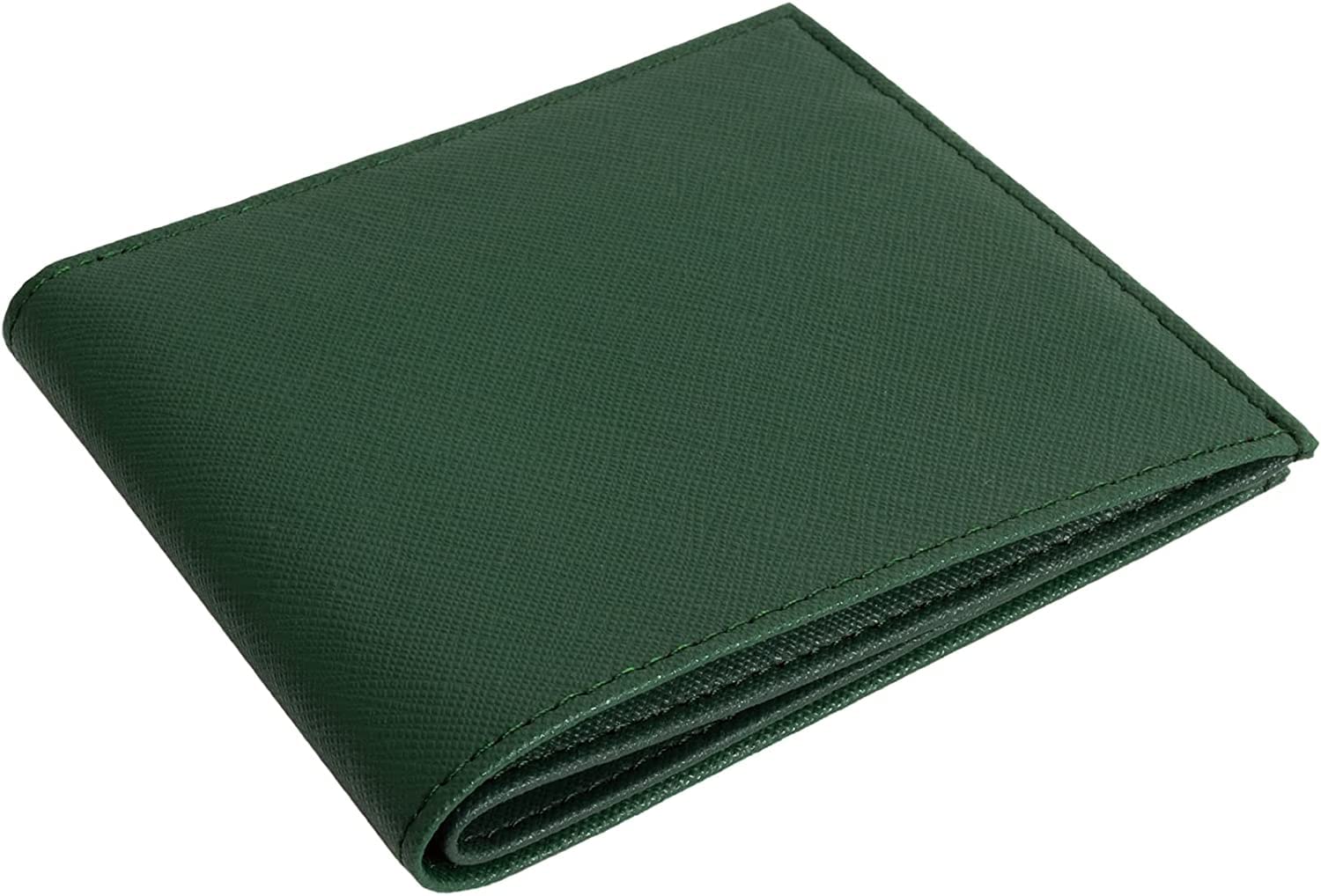 

[Dom Teporna] Ultra-thin bifold wallet for men, thin cowhide leather, YKK zipper, simple design, bill compartment, coin compartment, card slots, slim