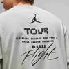 Jordan Letter Print Solid Crew Neck Long Sleeve T-Shirt Men Tops Aqua-Blue DN3411-017