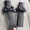 1/2pcs Flower Shoulder Pad Car Seat Belt Small Interior Decoration Protection Cartoon Creative Insurance Cover Car Accessories
