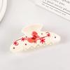 Cartoon Animal Pattern Hand-painted Design Ring Acrylic White 1 Pc