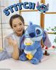 Stitch Holding Little Duck Plush Toy - Cute Children's Doll Pillow