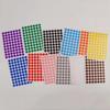 4Sheets 10mm Round Stickers Assorted Colors Colored Sticker Dots Coding Circle Dot Labels Diameter