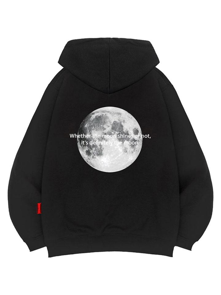 Full Moon Hoodie Unisex Big Size M~4Xl (B Type)