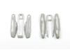 Dull Gray Key Shell for Porsche Cayenne, Macan, 911, Panamera, 718, Taycan
